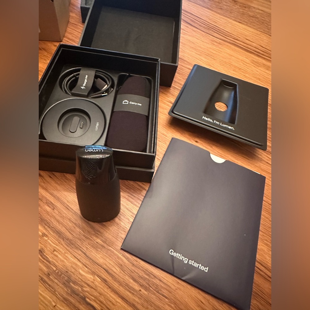 Lumen Metabolism Tracker open box